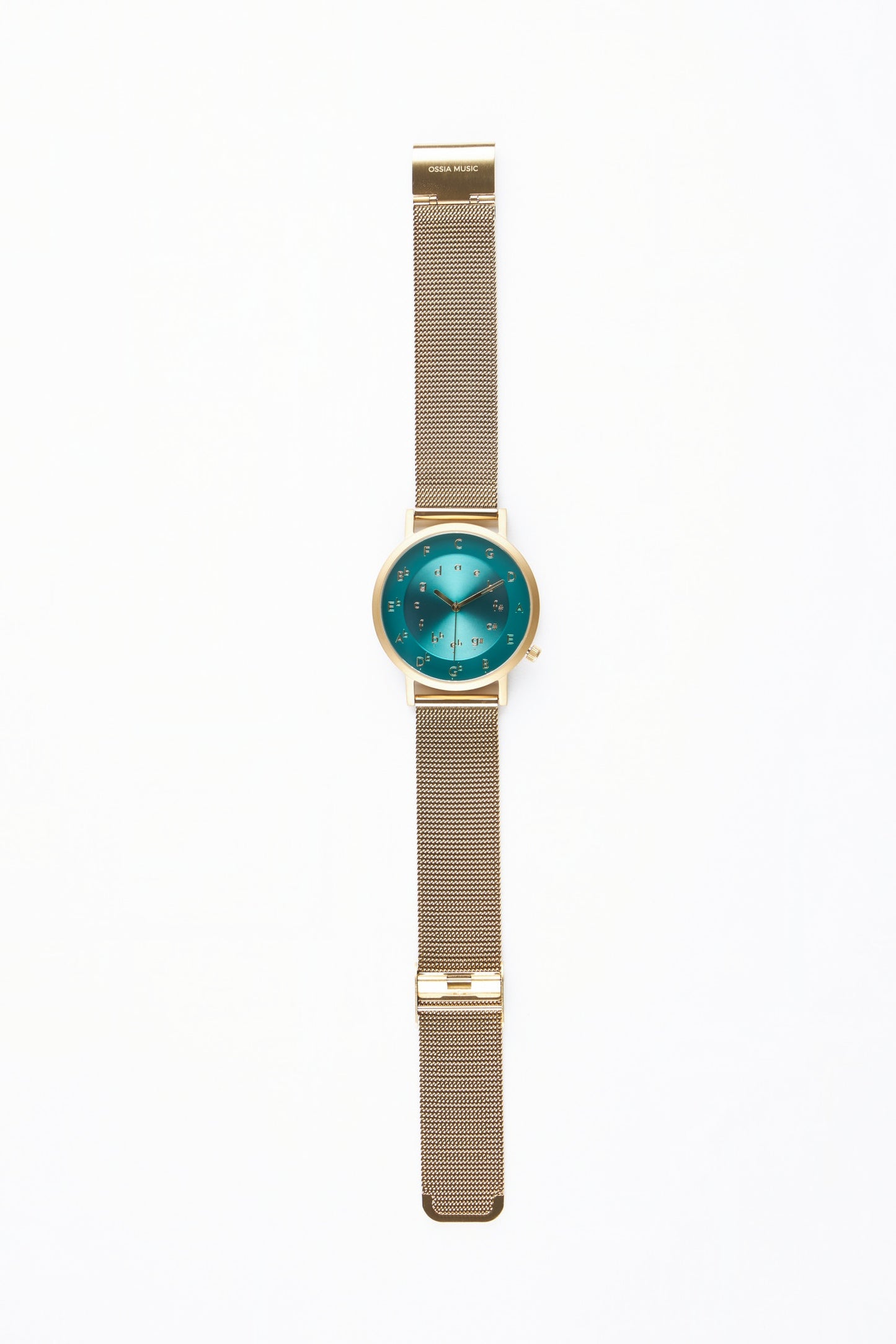 Ossia Watch - Sonata Sea with Gold Mesh Strap