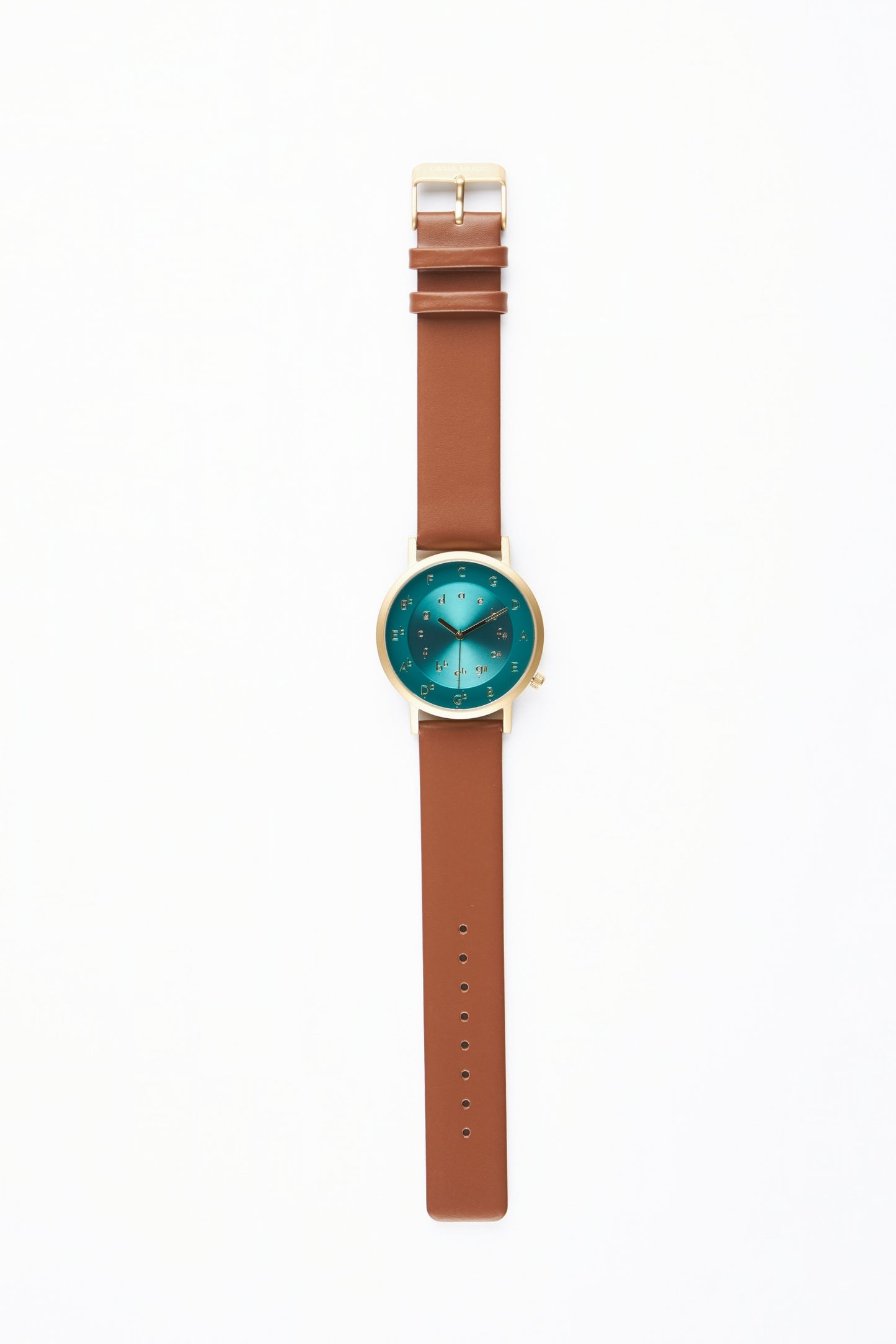 Ossia Watch - Sonata Sea with Brown Leather Strap