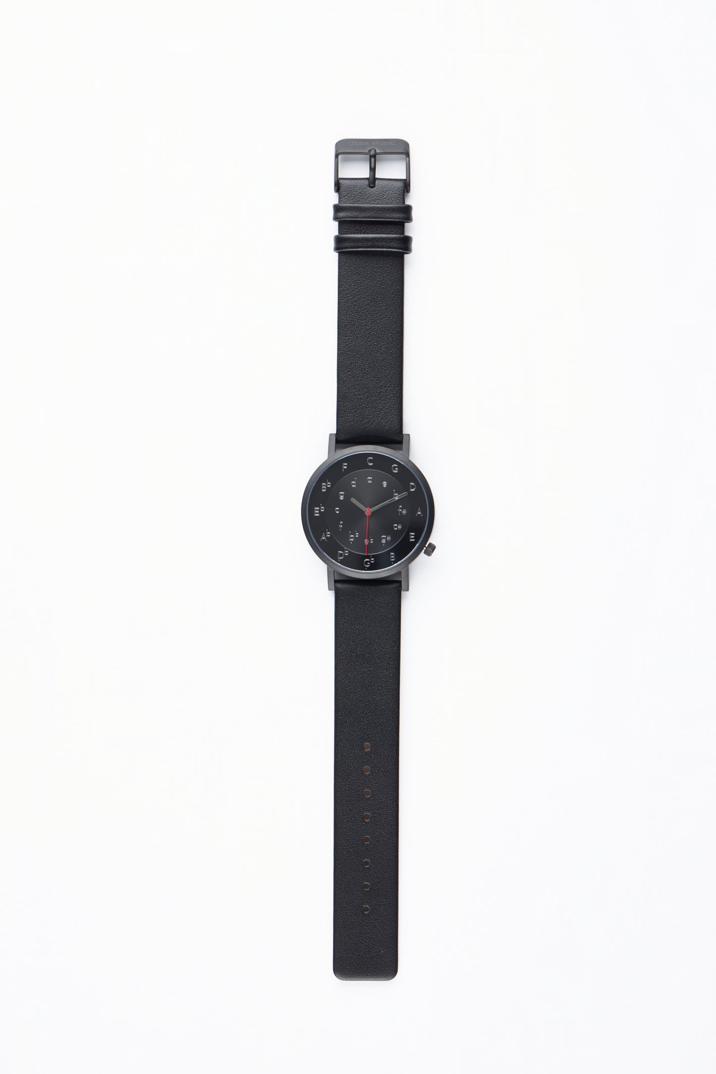 Ossia Watch - Nocturne Noir with Noir Leather Strap